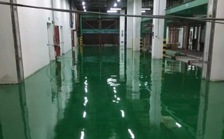 11月甘州甘州环氧地坪施工高峰来袭，梦得来化工多项目同步推进保交付